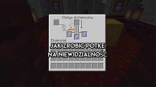 Jak zrobić potke na NIEWIDZIALNOŚĆ w Minecraft [upl. by Mencher]