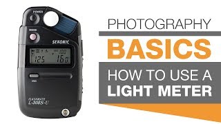 PHOTOGRAPHY BASICS  How To Use A Light Meter [upl. by Addie]