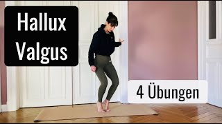 Hallux Valgus wegtrainierten mit diesen 4 Übungen und einem Haargummi [upl. by Marnie579]