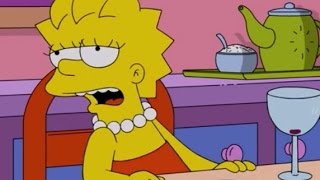 Lisa Simpson DRUNK [upl. by Atekan806]