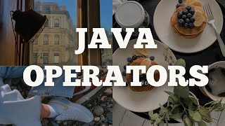 ICSE CLASS 9  OPERATORS IN JAVA [upl. by Akiehsal]