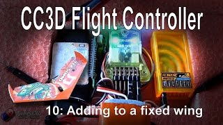 1010 CC3D Flight Controller  Adding to a flying wing or plane [upl. by Gable]