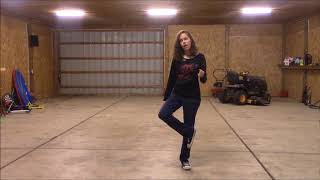 Country Line Dance Tutorial Cotton Eyed Joe [upl. by Nashner]