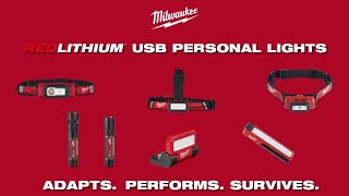 Milwaukee® REDLITHIUM™ USB Personal Lights [upl. by Neiviv]