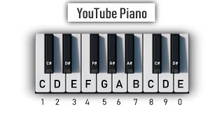 YouTube Piano  Play It With Your Computer Keyboard [upl. by Ingles11]