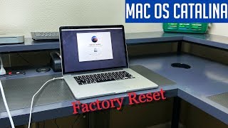 Mac OS Catalina Reset  Restore To Factory Settings Mac 2020 [upl. by Ssidnak81]