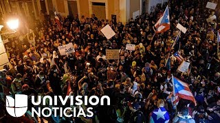 Protestas cierre de carreteras y nuevas denuncias aumentan la crisis en Puerto Rico [upl. by Anirok759]