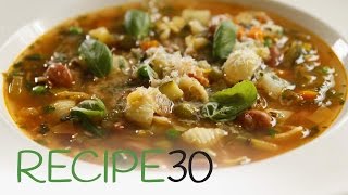 The best Italian Hearty Minestrone Soup [upl. by Atiuqan]