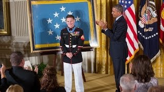 The President Awards the Medal of Honor to Corporal William quotKylequot Carpenter [upl. by Ammon]