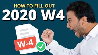 2020 W4 Form  How To Fill Out New IRS W4 Form 2020 [upl. by Blatt13]