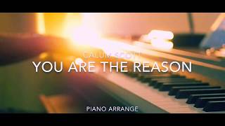 You Are The Reason  Calum Scott Piano cover [upl. by Ailet]