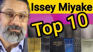 TOP 10 ISSEY MIYAKE FRAGRANCES [upl. by Sonitnatsnoc]