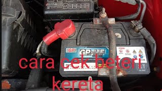 Cara Periksa Bateri Kereta sel kering [upl. by Ramey]