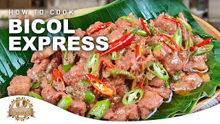 How to Cook Bicol Express Simple and Easy Recipe [upl. by Nael]