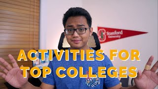 The Extracurricular Activities that Top Colleges DoDont Want to See [upl. by Benjamin5]