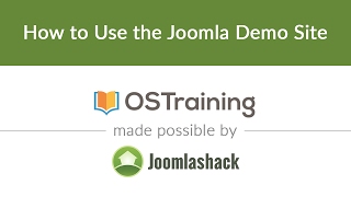 Joomla Beginner Class Lesson 4 How to Use the Joomla Demo Site [upl. by Assehc]