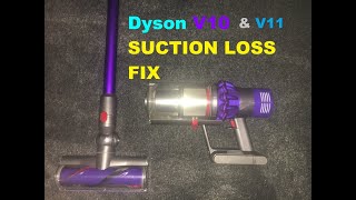 Repair Dyson V10  V11  V15 Pulsing amp suction problems FIX [upl. by Llebyram]