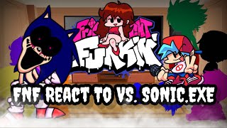 FNF React To VS SonicExeFRIDAY NIGHT FUNKIN’ElenaYT [upl. by Filippo]