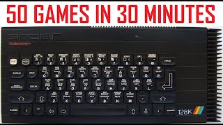 50 Sinclair ZX Spectrum 128K Games In Under 30 Minutes [upl. by Wasson]