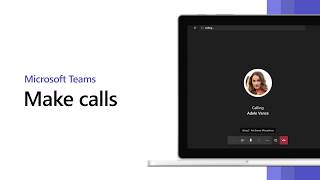 How to make calls with Microsoft Teams [upl. by Ailev]