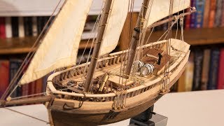 Virginia 1819 model boat [upl. by Okihsoy]