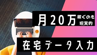 在宅データ入力バイトを副業でやってみた感想、仕事内容・キツイ所・良い所、仕事の見つけ方、稼ぐコツも解説 [upl. by Coco]