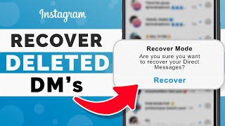 How to Recover Deleted Messages on Instagram in 2022  Instagram DMs [upl. by Umeh960]