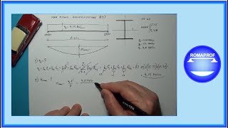 TRAVE DI ACCIAIO IPE  VERIFICA FLESSIONE MSL 246 [upl. by Voltz]