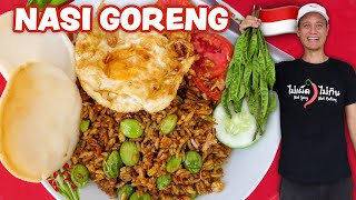 Indonesian Street Food 🇮🇩 NASI GORENG RECIPE  Fried Rice  Street Food at Home Ep 3 [upl. by Rockwood]