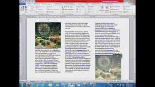 TUTORIAL  Como hacer un tríptico en Word 2010 [upl. by Ydasahc]