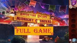 AE Mysteries Midnight Carnival walkthrough Haiku Games FULL GAME [upl. by Ellen]