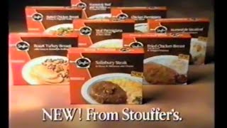 1991 Stouffers Meals quotHomestyle Favoritesquot TV Commercial [upl. by Zinck]