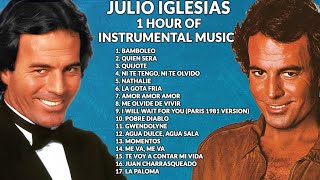 Julio Iglesias  1 hour of Instrumental music [upl. by Nnahoj]