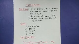 Flip Flop in Tamil JK flip flop  SR flip flop  D flip flop  T Flip flop  digital2 [upl. by Leroy]