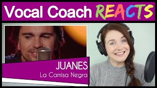 Vocal Coach reacts to Juanes  La Camisa Negra [upl. by Florencia644]