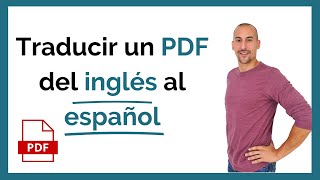 🚀 Cómo traducir un PDF del inglés al español  GRATIS [upl. by Craw]