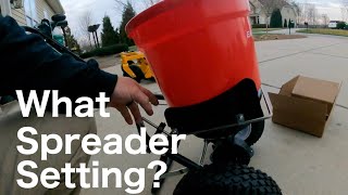 What Spreader Setting Do I Use DIY Spreader Settings  EarthWay 2150 [upl. by Jacinta836]