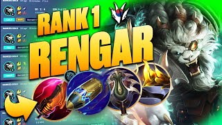 RANK 1 RENGAR JUNGLE Drops 30 Kills in KOREAN Grandmaster 👑  How To Play And Build Rengar [upl. by Trout]