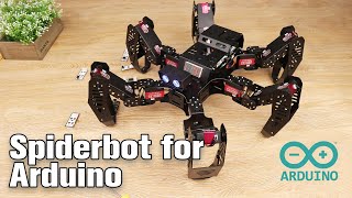 Spiderbot Hiwonder Hexapod Programming Robot for Arduino Demo [upl. by Buckley511]