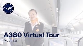 Aviation – Virtual Tour of the Airbus A380  Lufthansa [upl. by Warram925]