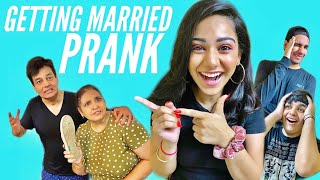 GETTING MARRIED PRANK ON MY PARENTS  Rimorav Vlogs [upl. by Ysnil868]