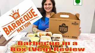 Barbeque Nation ‘Barbeque in a Box’ Veg Review [upl. by Starinsky]