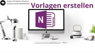 Vorlagen in OneNote erstellen 📚  OneNote Tutorial [upl. by Mariel39]