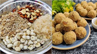 Gond Ke Laddu  Thakan Kamzori Har Dard Ko Dur Kare  Gond Ke Laddoo  Dry Fruit Laddu Recipe [upl. by Gretchen]