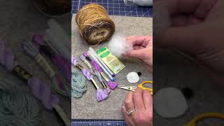 How to Sew a Tilda Doll Part 4 HAIR [upl. by Ottillia]