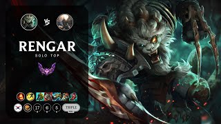 Rengar Top vs Pantheon  KR Master Patch 1315 [upl. by Drofwarc73]