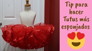 Diy  Como preparo los tutus para que queden más esponjados un pequeño tip [upl. by Latouche93]