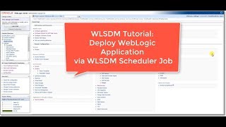 How to Deploy an Application to a WebLogic Server Automatically [upl. by Yral]