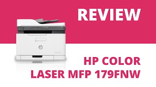 HP Color Laser MFP 179fnw A4 Multifunction Printer [upl. by Annaitsirk]