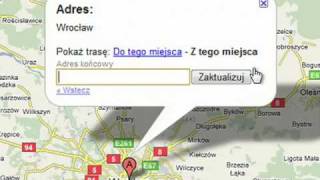 Mapy Google  wyznaczanie trasy [upl. by Eldred]